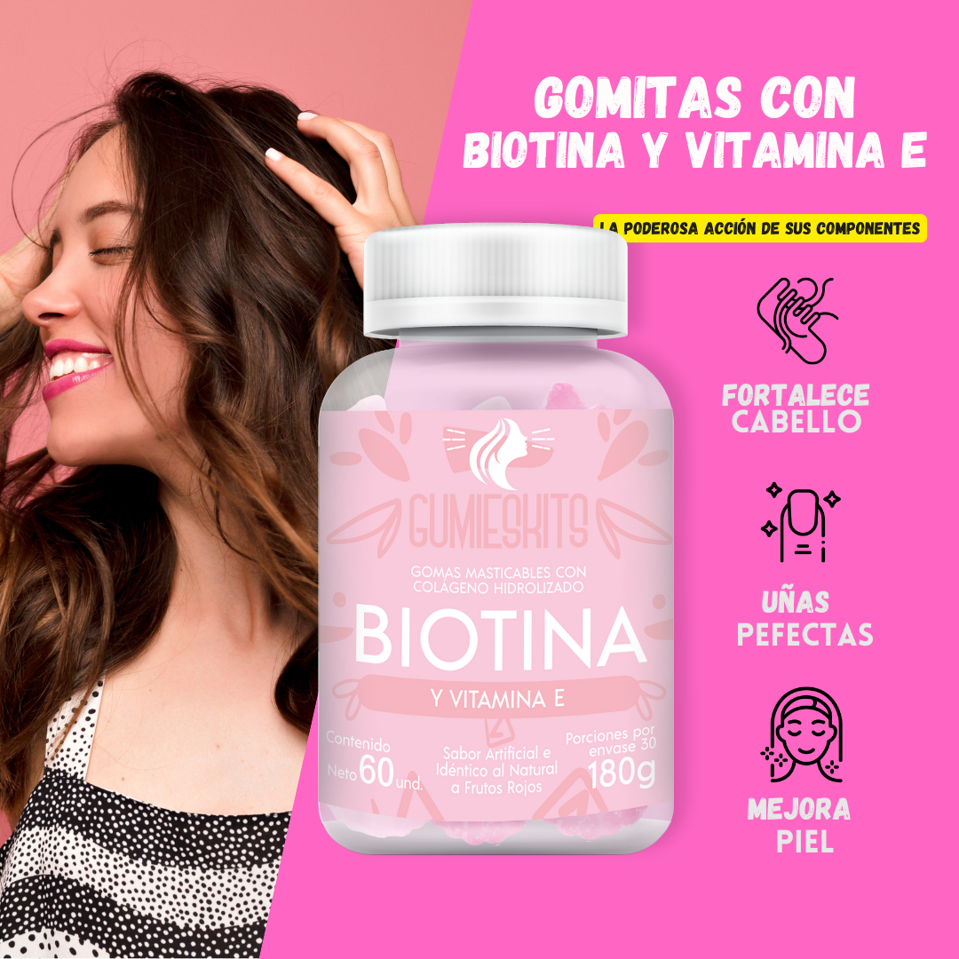 Gomitas de Biotina y Vitamina E